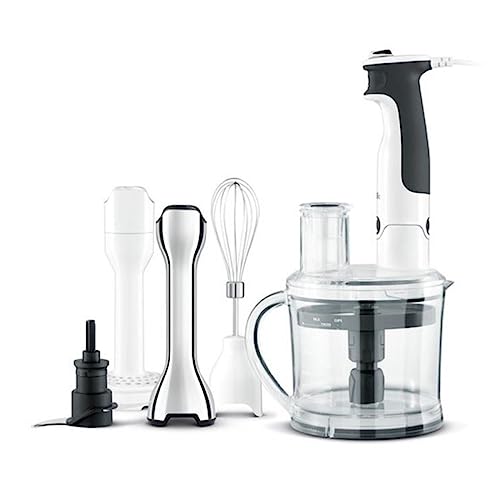 Breville All In One Processing Station and Immersion Blender BSB530XL, Brushed Stainless Steel