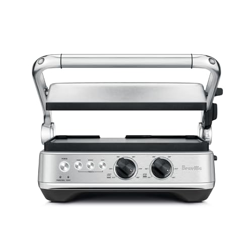 Breville Sear and Press Grill – Brushed Stainless Steel (BGR700BSS)