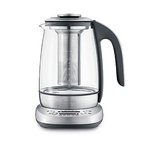 BTM600CLR Smart Tea Infuser Tea Maker, Brushed Stainless Steel 8" x 6" x 9"
