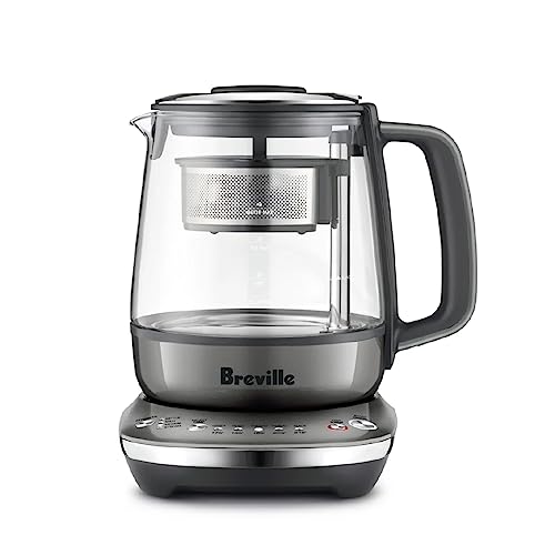 Breville the Tea Maker Compact, 34 oz, Smoked Hickory