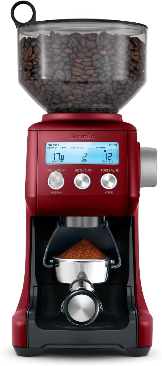Breville Smart Grinder Pro for Coffee and Espresso, Black Truffle