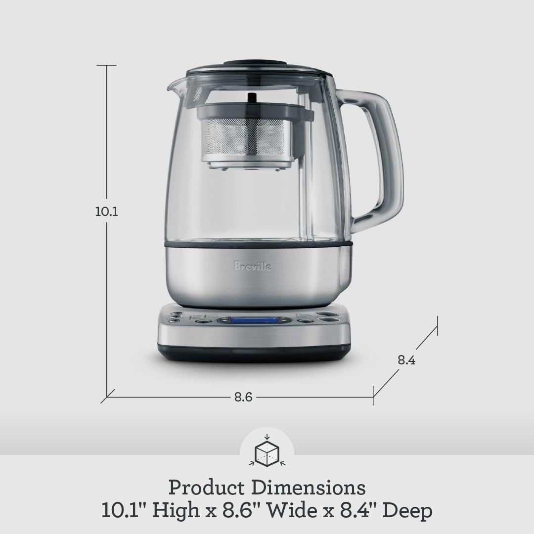 Breville BTM800XL Tea Maker — 51 oz Brushed Stainless Steel & Glass