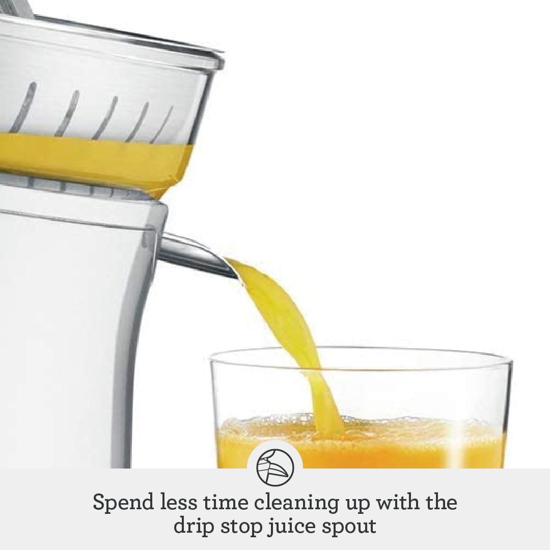 Breville BCP600SIL Citrus Press Motorized Juicer