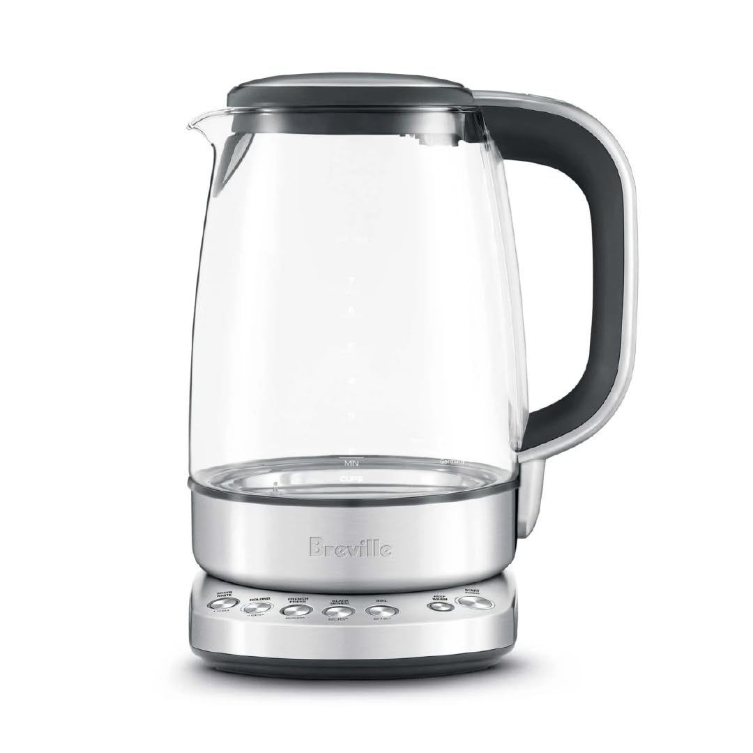 Breville IQ Kettle Pure 1.7L Variable Temperature Water Heater, Brushed Stainless Steel