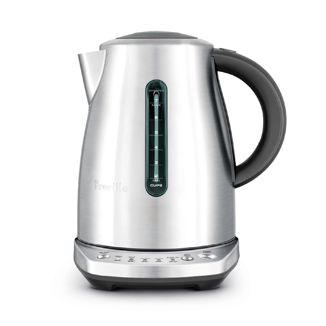 Breville Temp Select BKE720BSS Hot Water Kettle, 1.7L, Brushed Stainless Steel