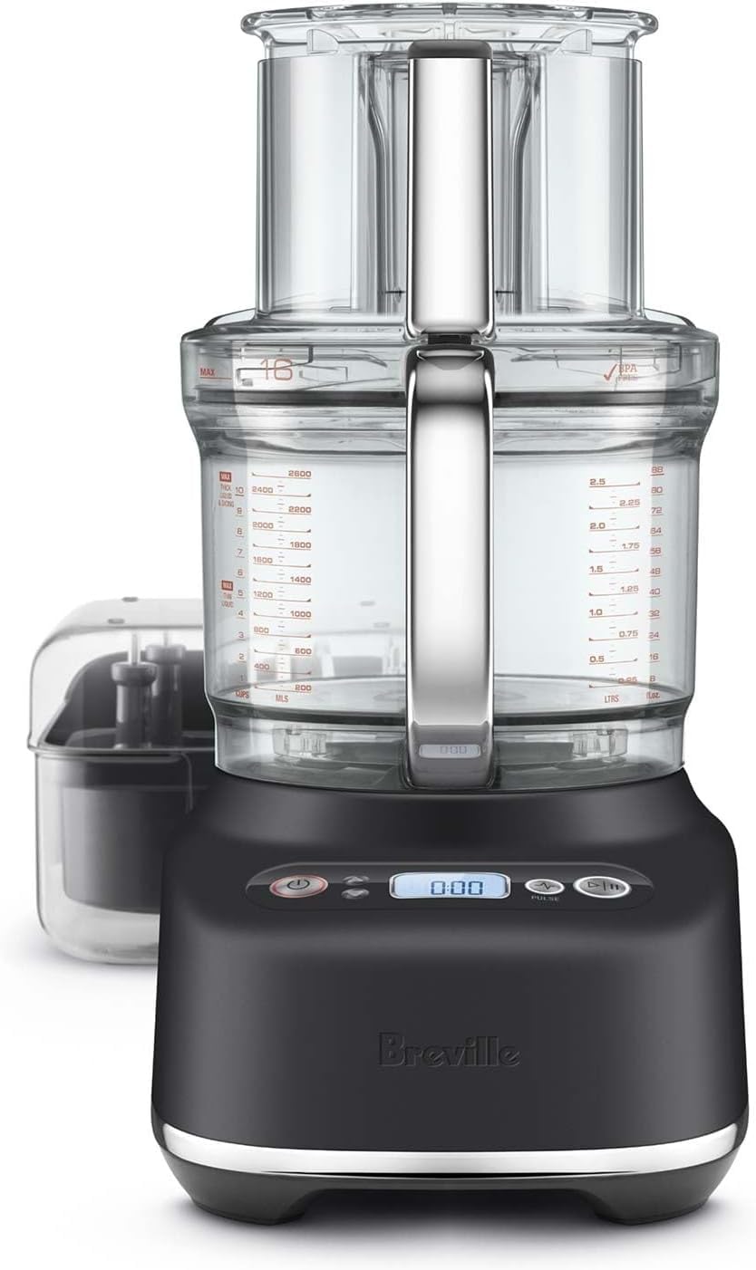 Breville Sous Chef 16 Food Processor, 16 Cup, Black Truffle (BFP810)