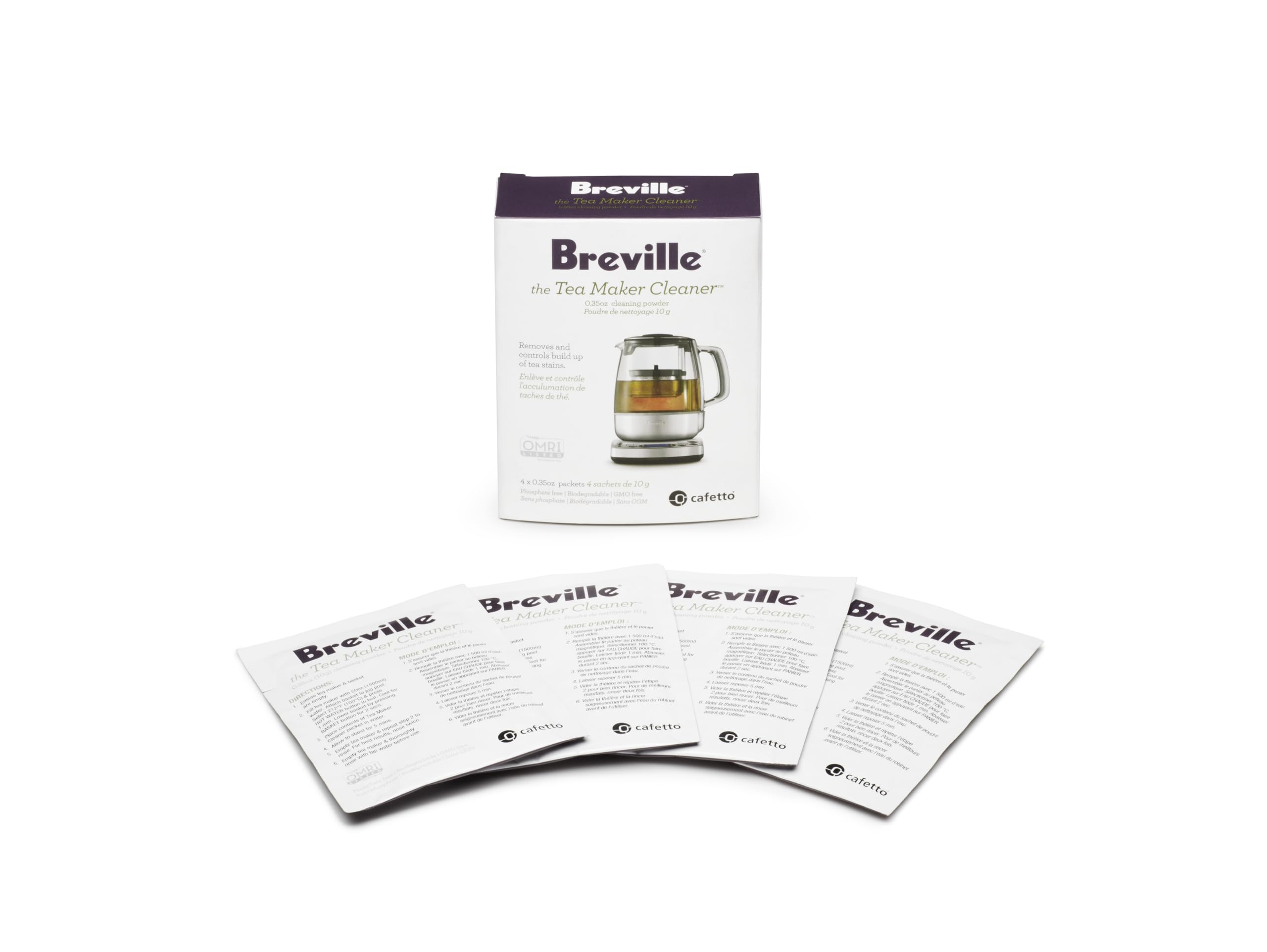 Breville Revive Organic Tea Maker Cleaner (4 Pack)