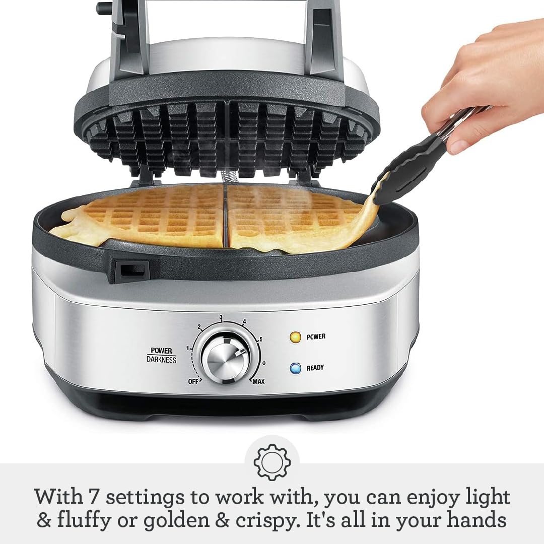 Breville BWM520XL No-Mess Classic Round Waffle Maker
