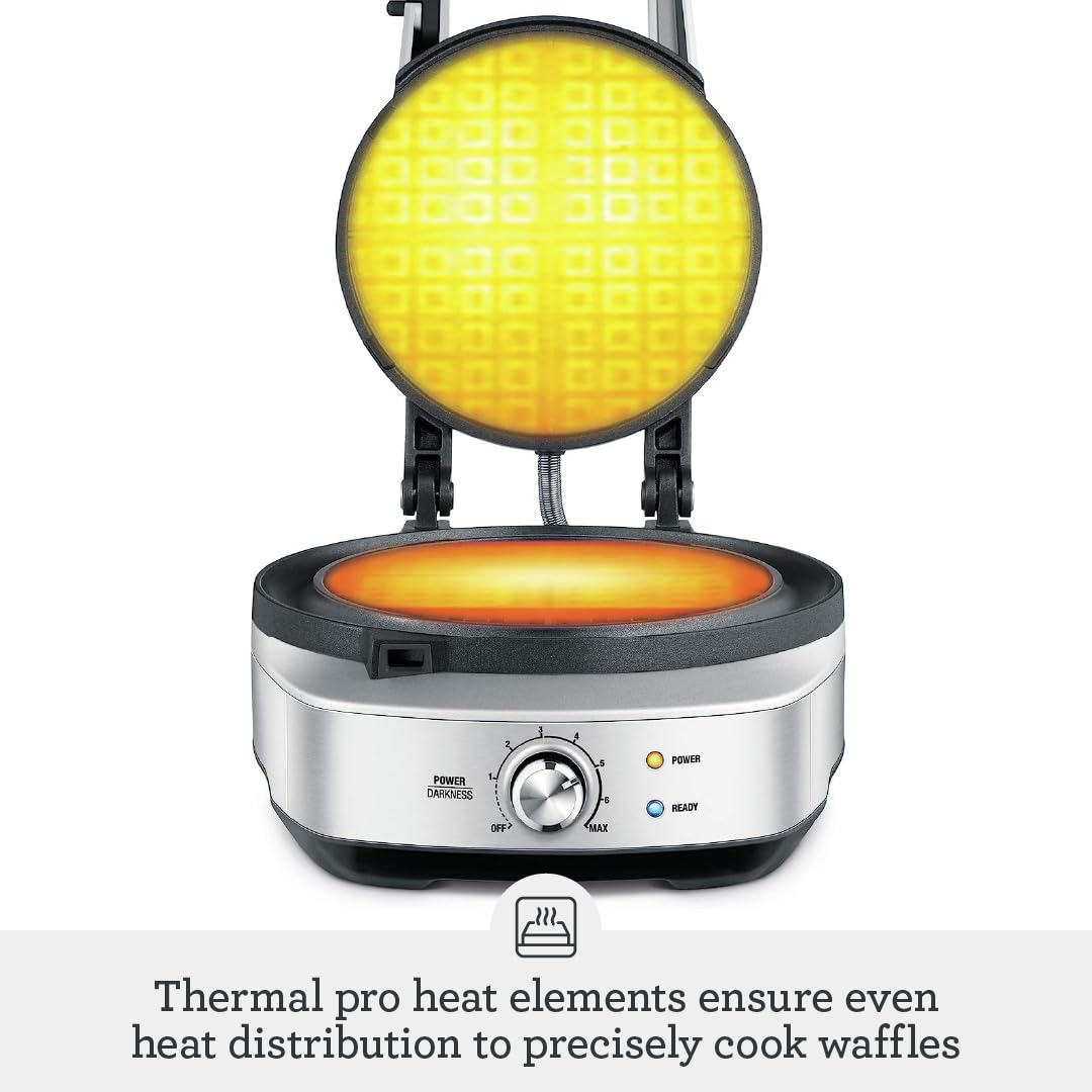 Breville BWM520XL No-Mess Classic Round Waffle Maker