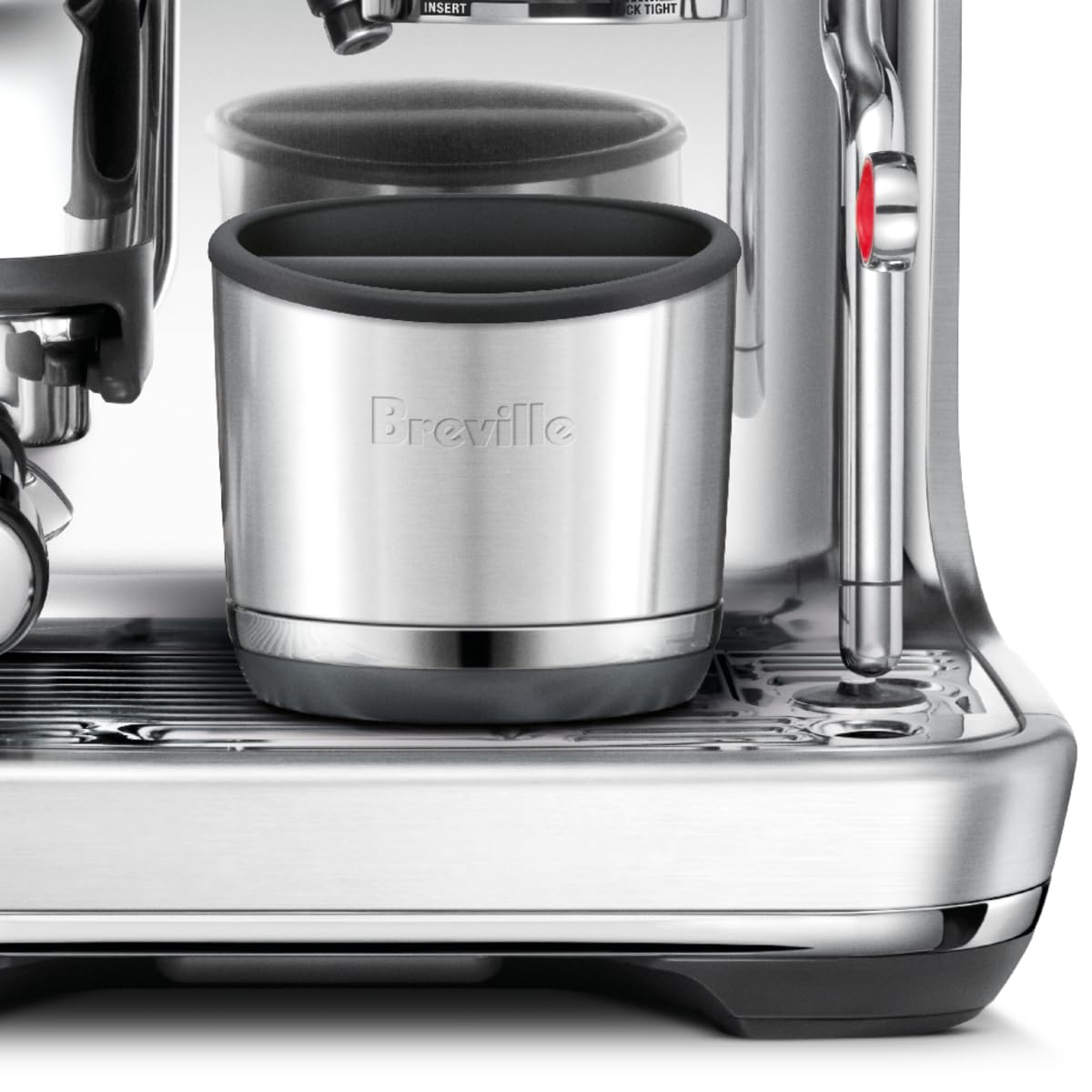 Breville BEA501BSS Knock Box 10, Brushed Stainless Steel
