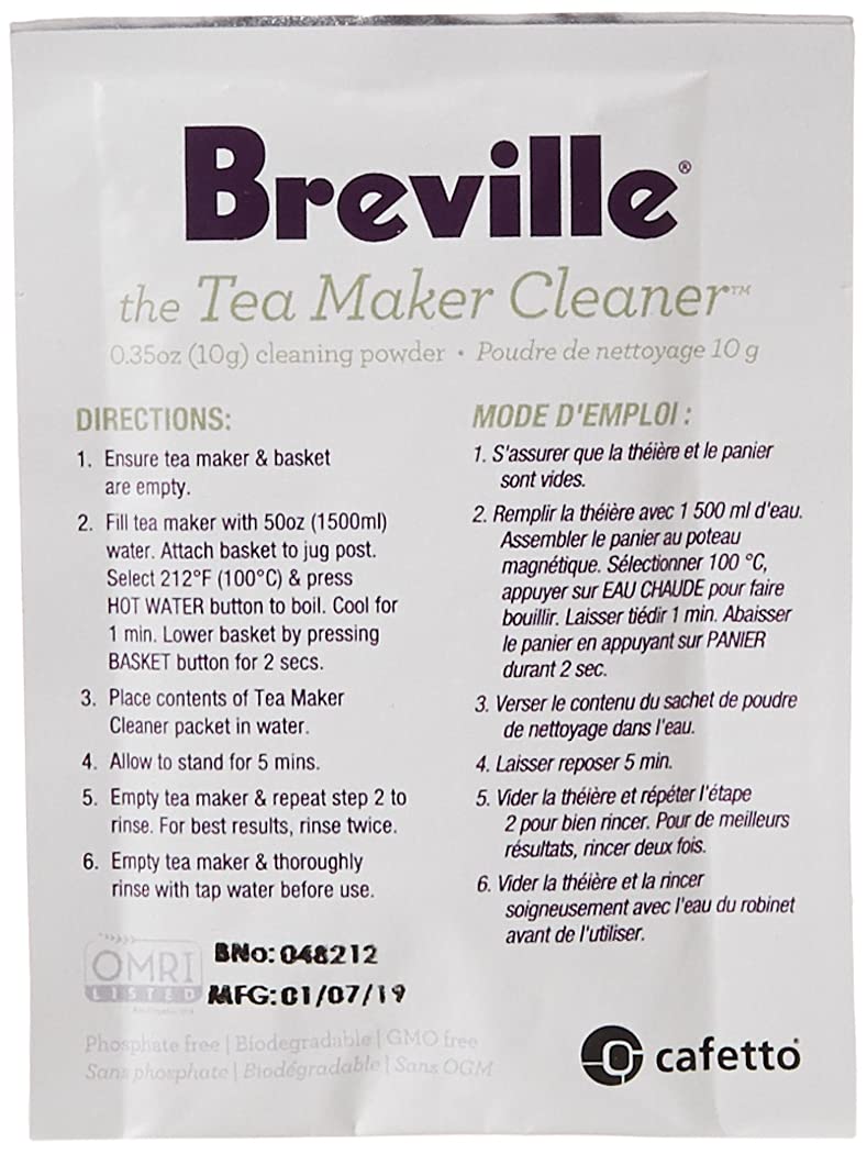Breville Revive Organic Tea Maker Cleaner (4 Pack)