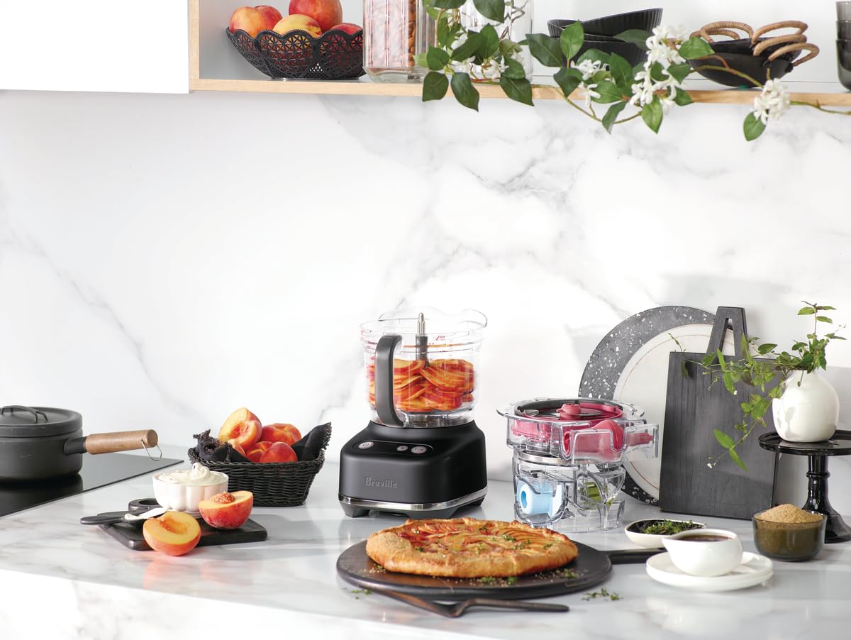 Breville Paradice 9 Food Processor and Dicer, 9 Cup, Black Truffle (BFP638)