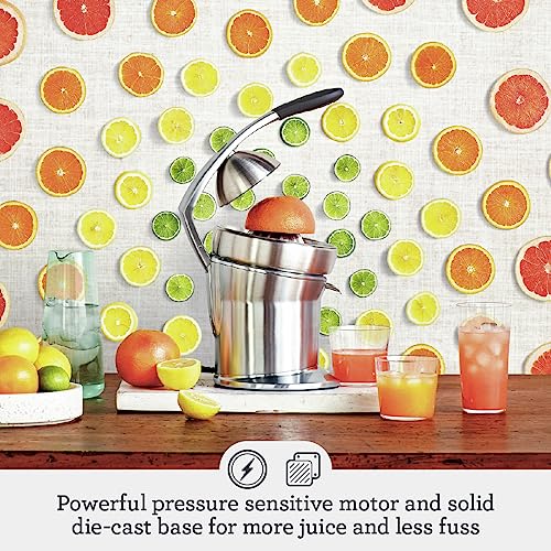 Breville 800CPXL Citrus Press Pro Juicer Machine, Brushed Stainless Steel