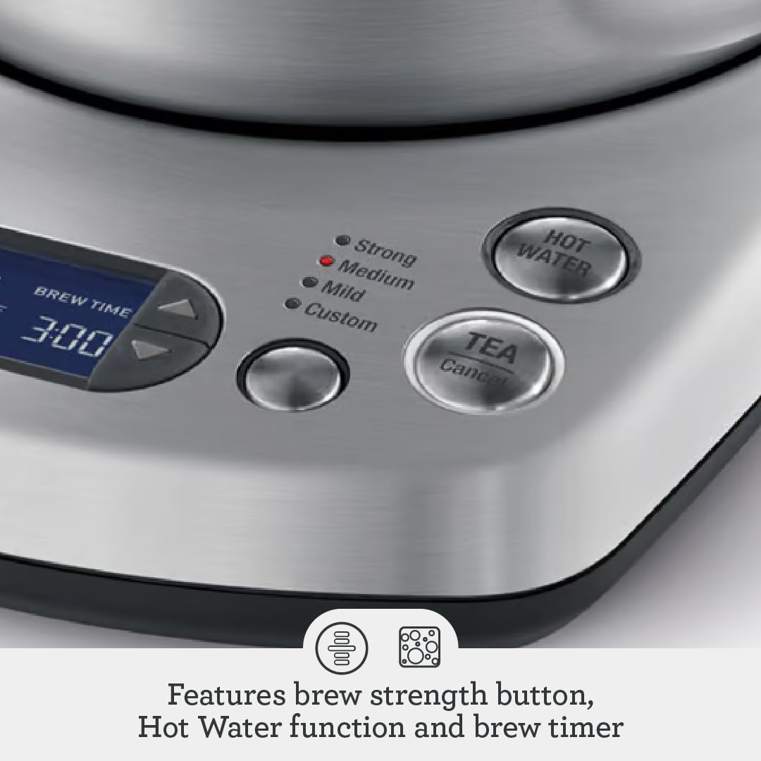 Breville BTM800XL Tea Maker — 51 oz Brushed Stainless Steel & Glass