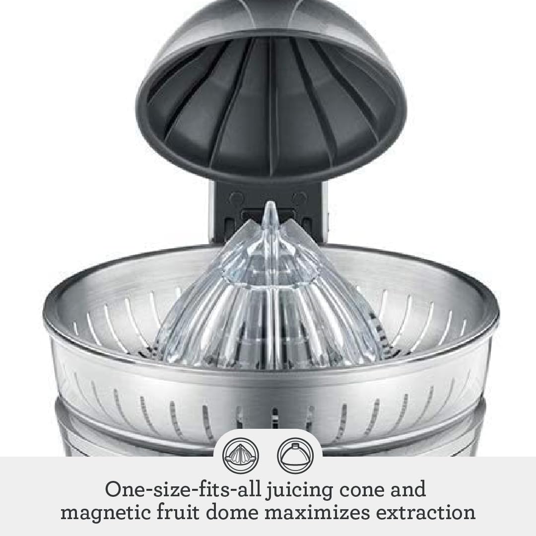 Breville BCP600SIL Citrus Press Motorized Juicer