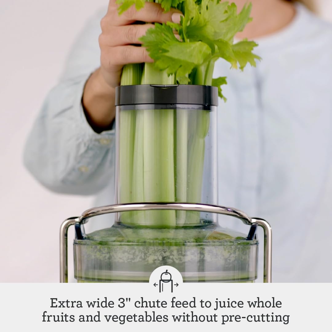 Breville Juice Fountain Cold, 70 fl oz, Silver
