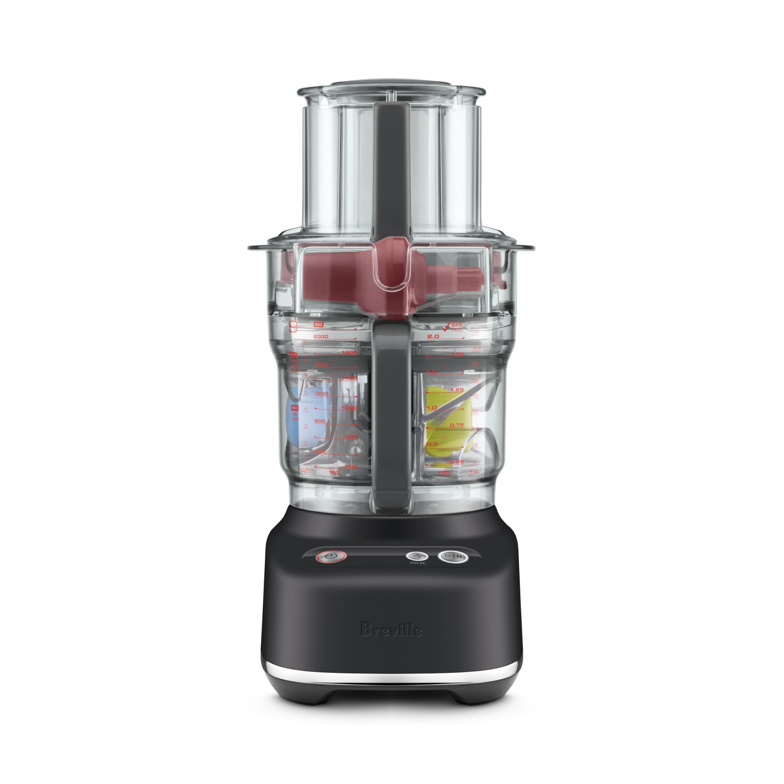 Breville Paradice 9 Food Processor and Dicer, 9 Cup, Black Truffle (BFP638)