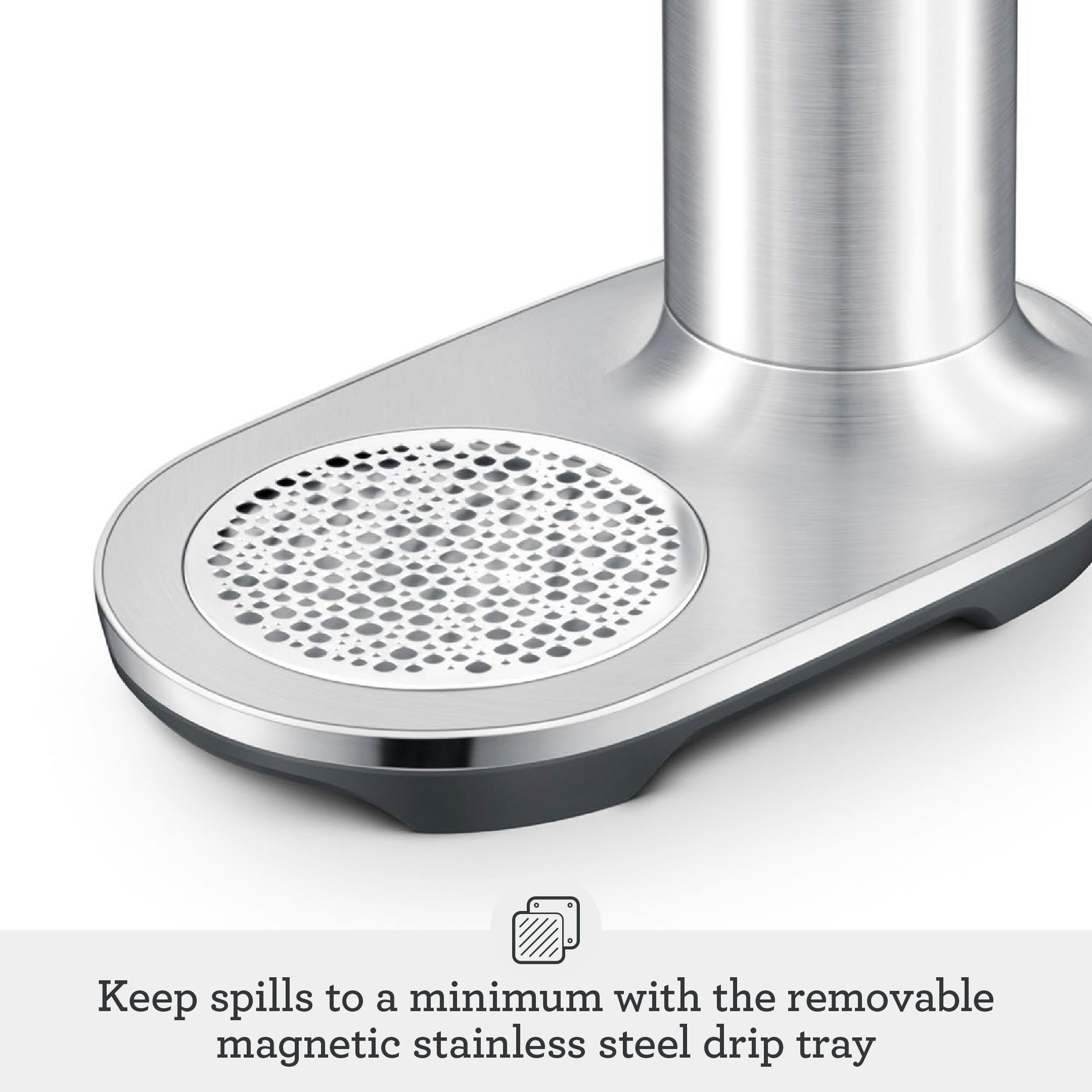 Breville InFizz Aqua Sparkling Water Maker, Brushed Stainless Steel