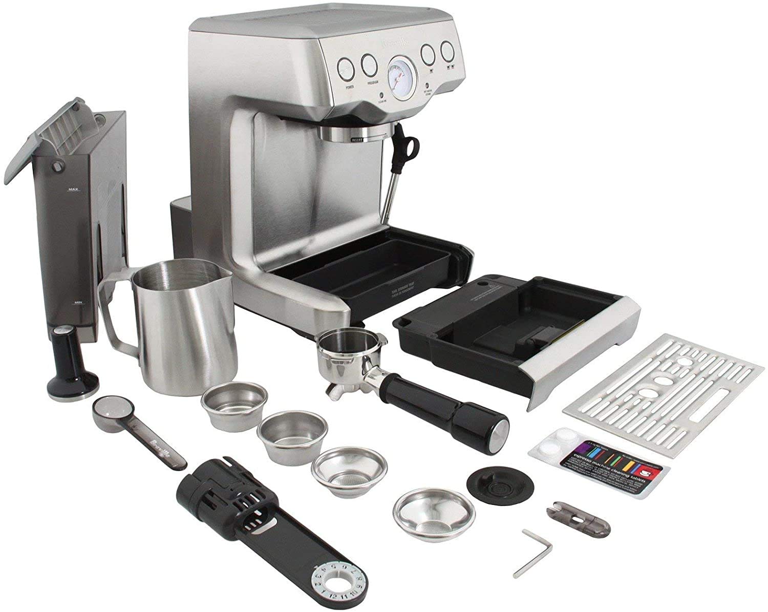 Breville Infuser Espresso Machine BES840XL — Brushed Stainless Steel