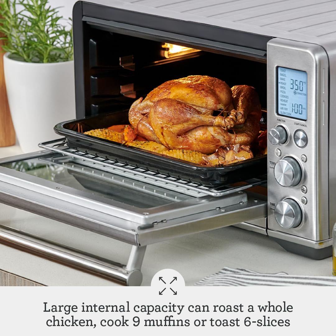 Breville BOV860BTR Smart Oven Air Fryer and Convection Oven, Black Truffle
