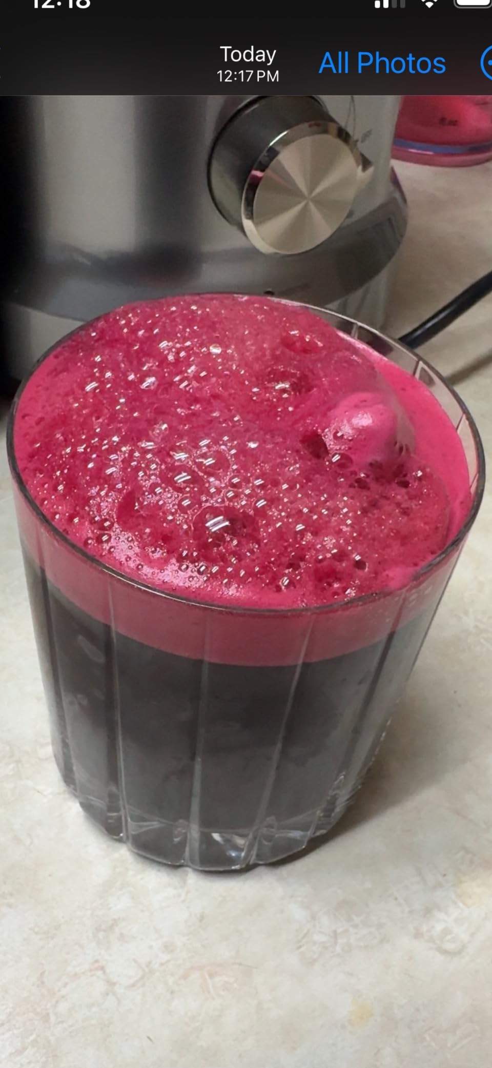 Got my daily juice going