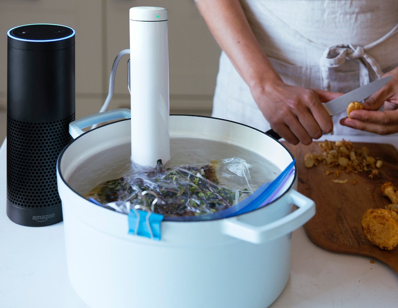 Breville Joule Sous Vide (1100W) — White, Wi-Fi & Bluetooth Enabled