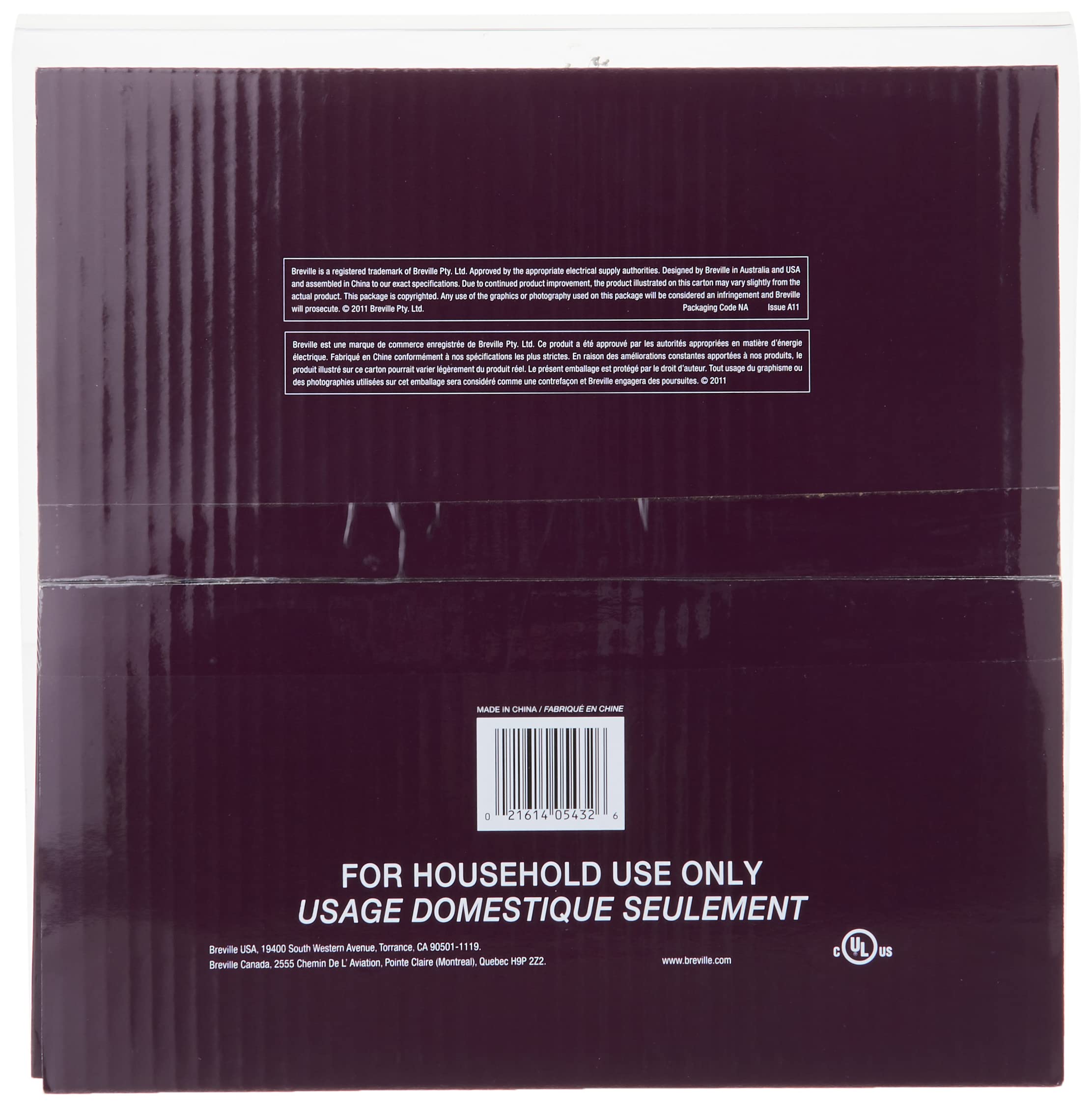 Breville 11-Inch Non-Stick Pizza Pan for Mini Smart Oven BOV450