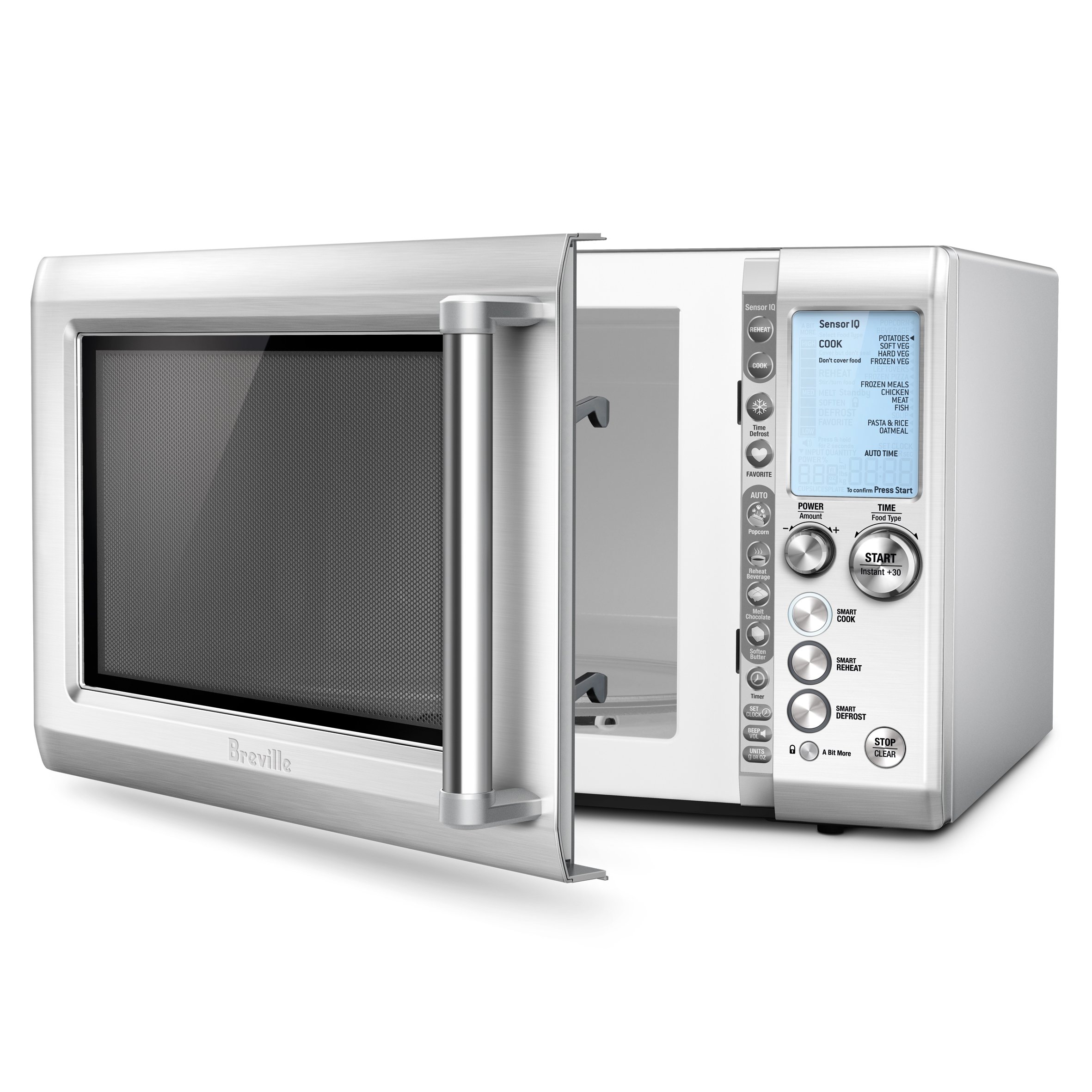 Breville Quick Touch BMO734XL Countertop Microwave Oven, 1.2 cu ft, Stainless Steel