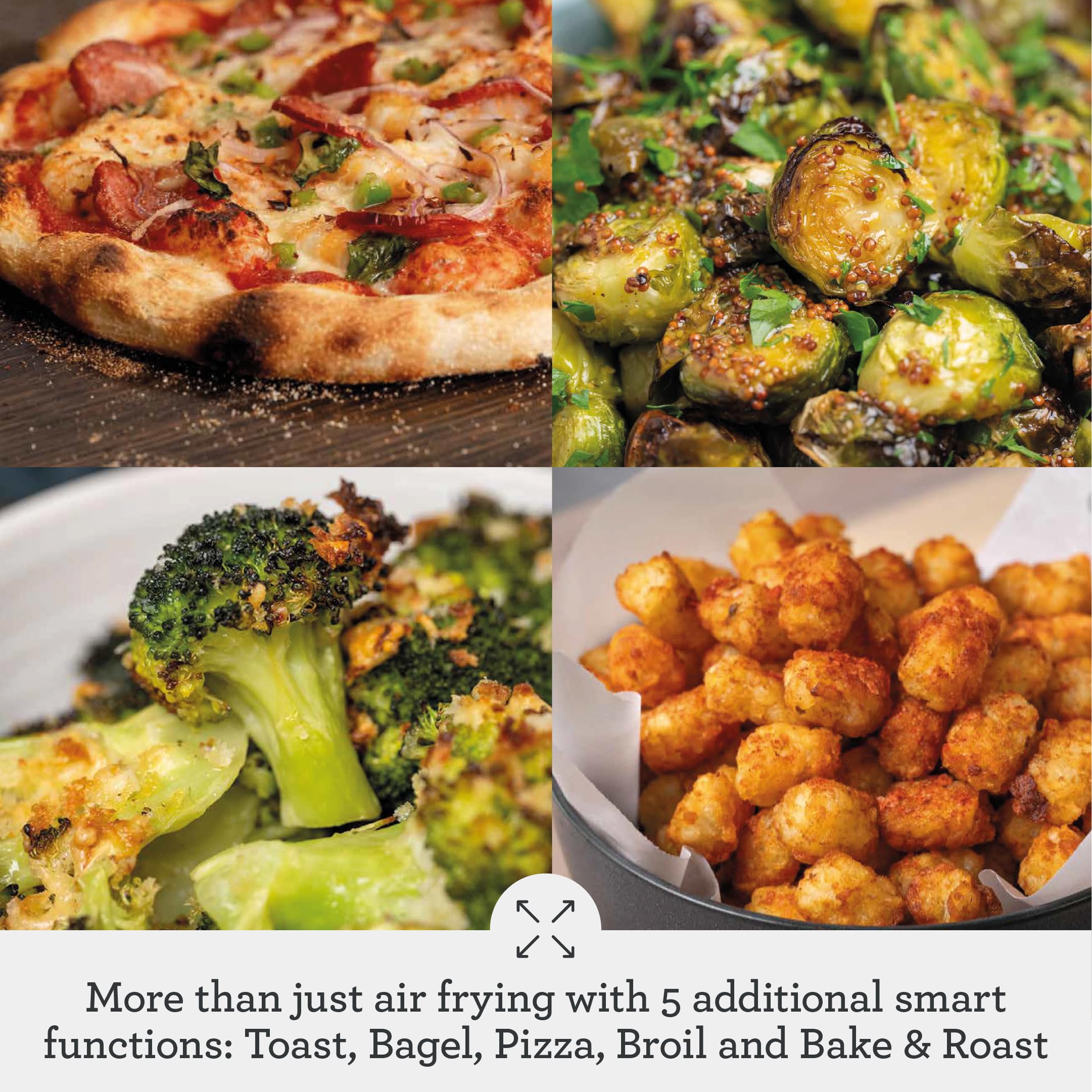 Breville Smart Oven Air Fryer Compact, Brushed Stainless Steel